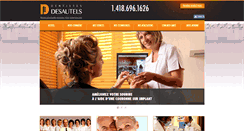 Desktop Screenshot of dentistemarcdesautels.com